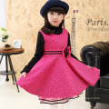 Pinafore européenne enfants vêtements 2017 nouvelle année célébration fête d&#39;hiver coton et nylon robe sans manches Xmas Guangzhou Grossiste